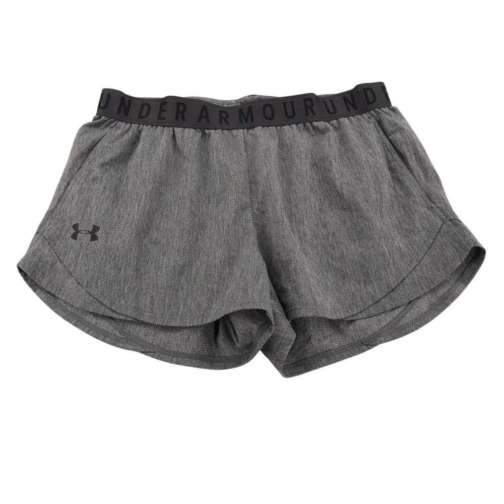 Under‎ Armour HeatGear Women's Grey Heathered Loose Fit Athletic Shorts Size M